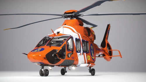 Airbus ACH160 | Spain | Salvamento Maritimo | orange version | Fictional | v2 | 8K