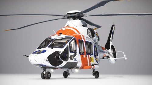 Airbus ACH160 | Spain | Salvamento Maritimo | white version | Fictional | v2 | 8K