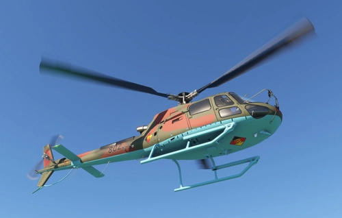 Airbus H125   "802"  / fict. livery Airforce former GDR  /  on request