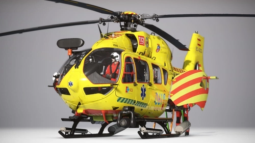 Airbus H145 | Cantabria 061 SCS Air Ambulance | Fictional | v3 | 8K
