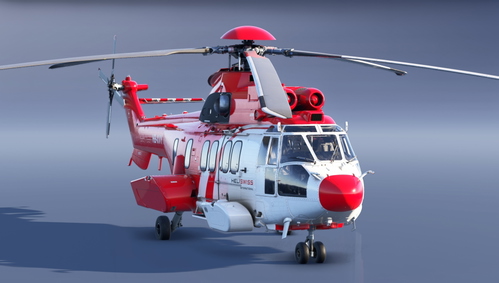 Airbus H225 | Heliswiss HB-XVY | 8k