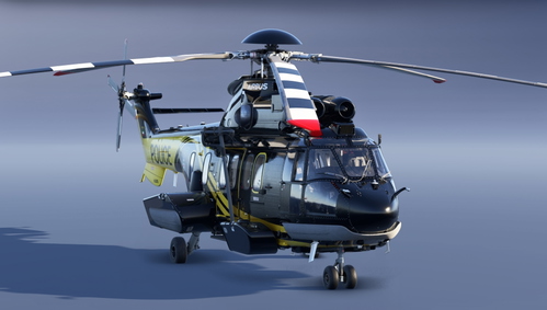 Airbus H225 | Kuwait Police KMOI-08 | 8k 