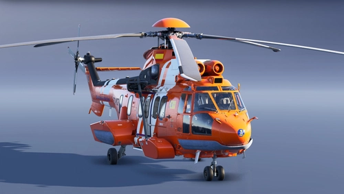 Airbus H225 | Spain | Salvamento Maritimo EC-MCR | 8k | v4