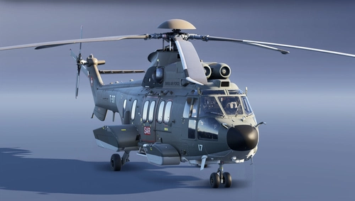 Airbus H225 | Swiss Air Force T-317 | 8k | v3