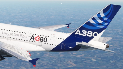 Airbus House Colors "Love at first flight" (circa 2012) F-WWDD
