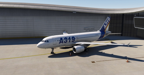 Airbus Industrie House Livery (1996) | F-WWAS | Fenix A319 CFM