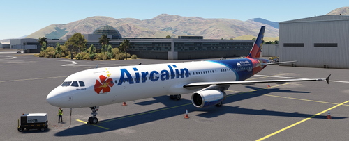 Aircalin Fenix  A321 F-OGRA w/Cabin (Fictional)