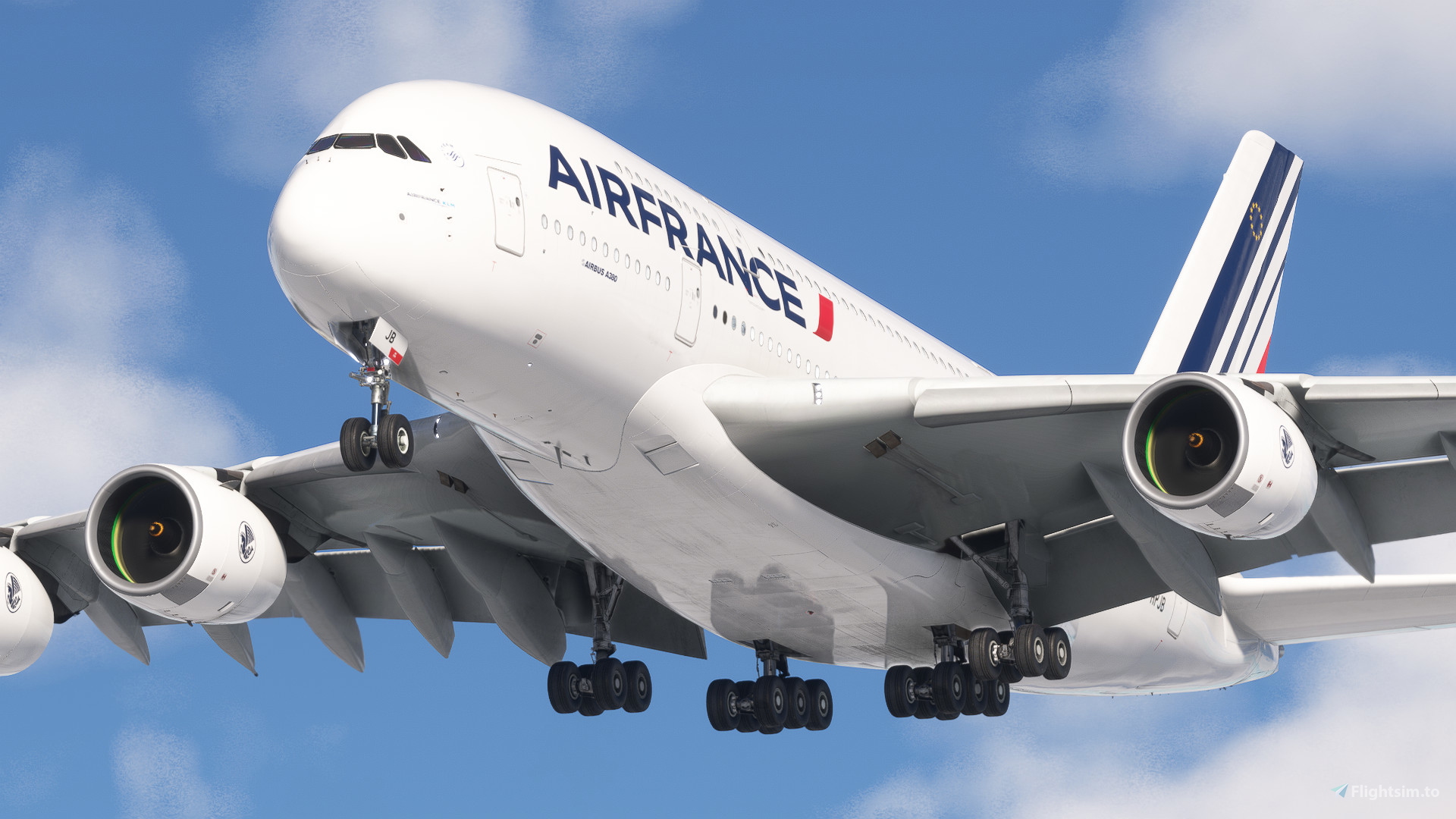 Air France F-HPJB [8K 4K] | FlyByWire a380X for Microsoft