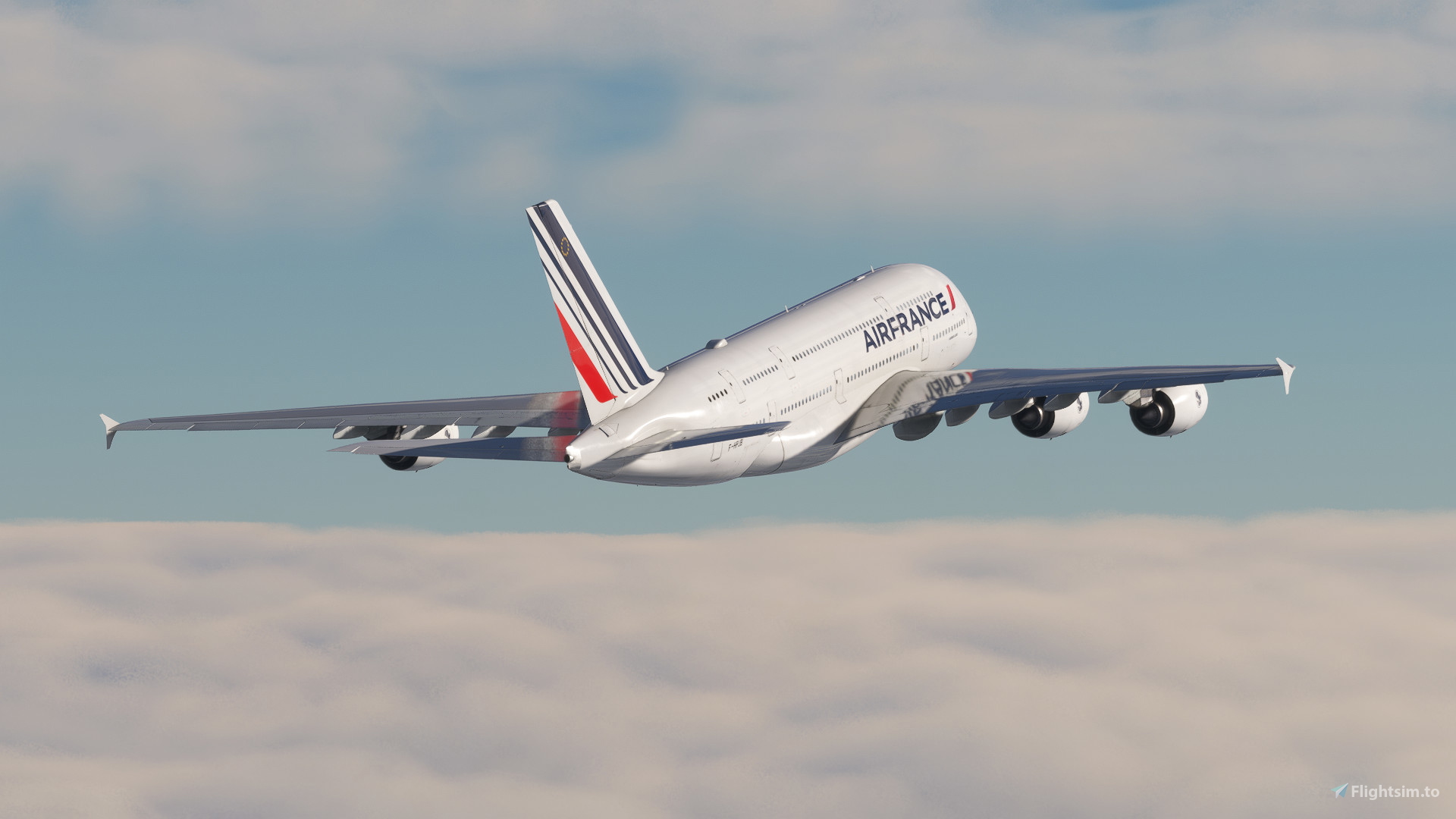 Air France F-HPJB [8K 4K] | FlyByWire a380X for Microsoft