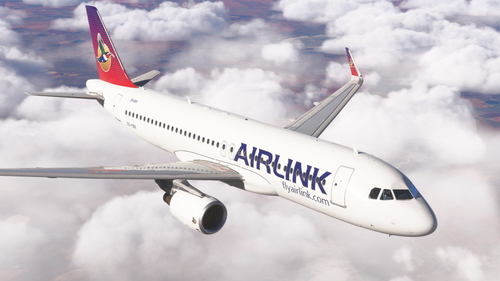 Airlink Fenix A320 ZS-YBE Fictional BFU
