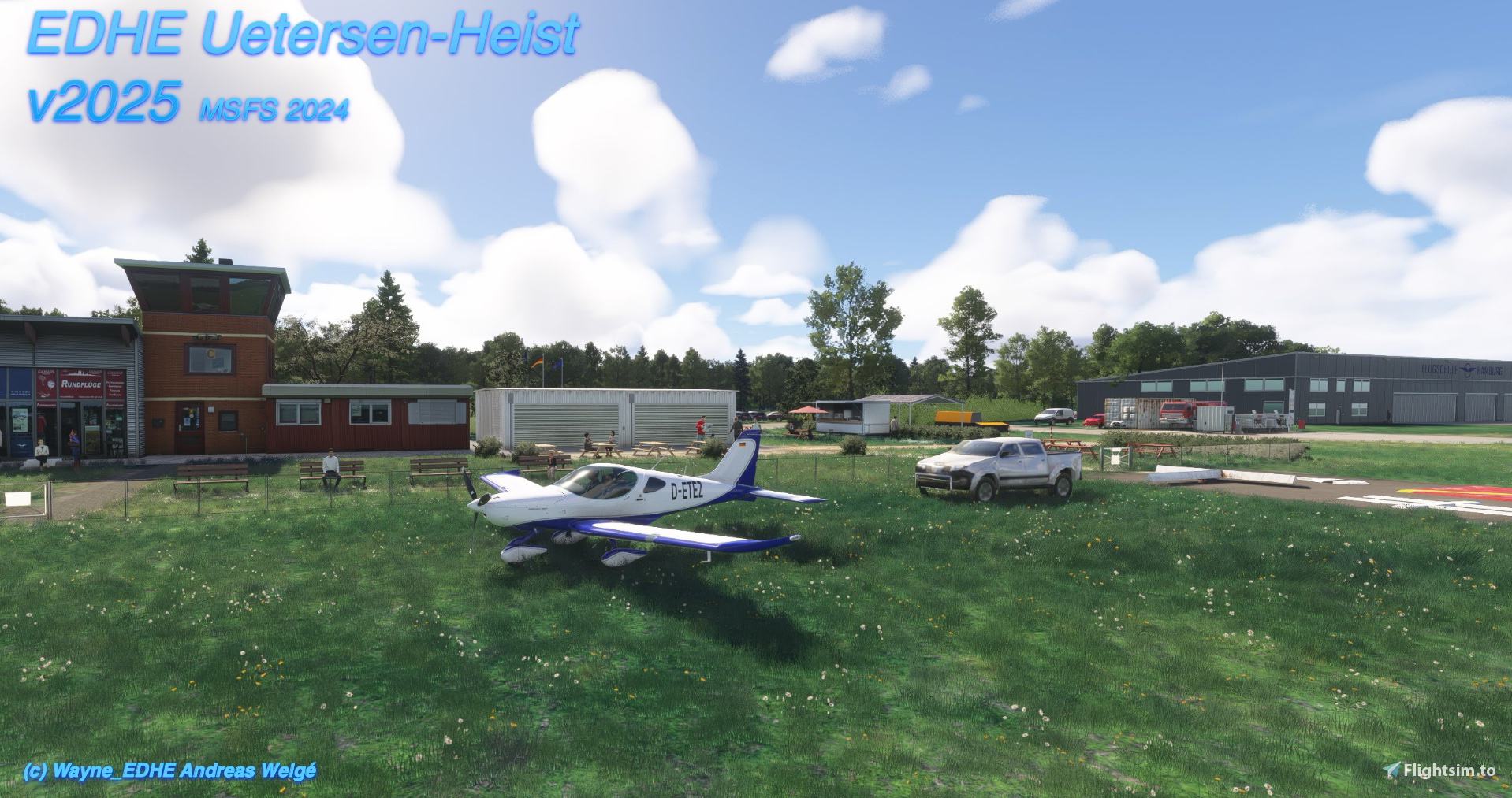 Airport Uetersen-Heist EDHE near Hamburg Germany MSFS 2020 + MSFS 2024 - Image 2