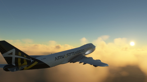AirWuerttemberg Livery for Boeing 747-8F Cargo ( Asobo)