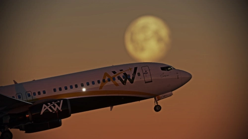 AirWuerttemberg Livery for Boeing 737-800  (PMDG)