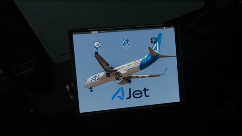 Ajet PMDG 737-800 EFB Wallpaper 