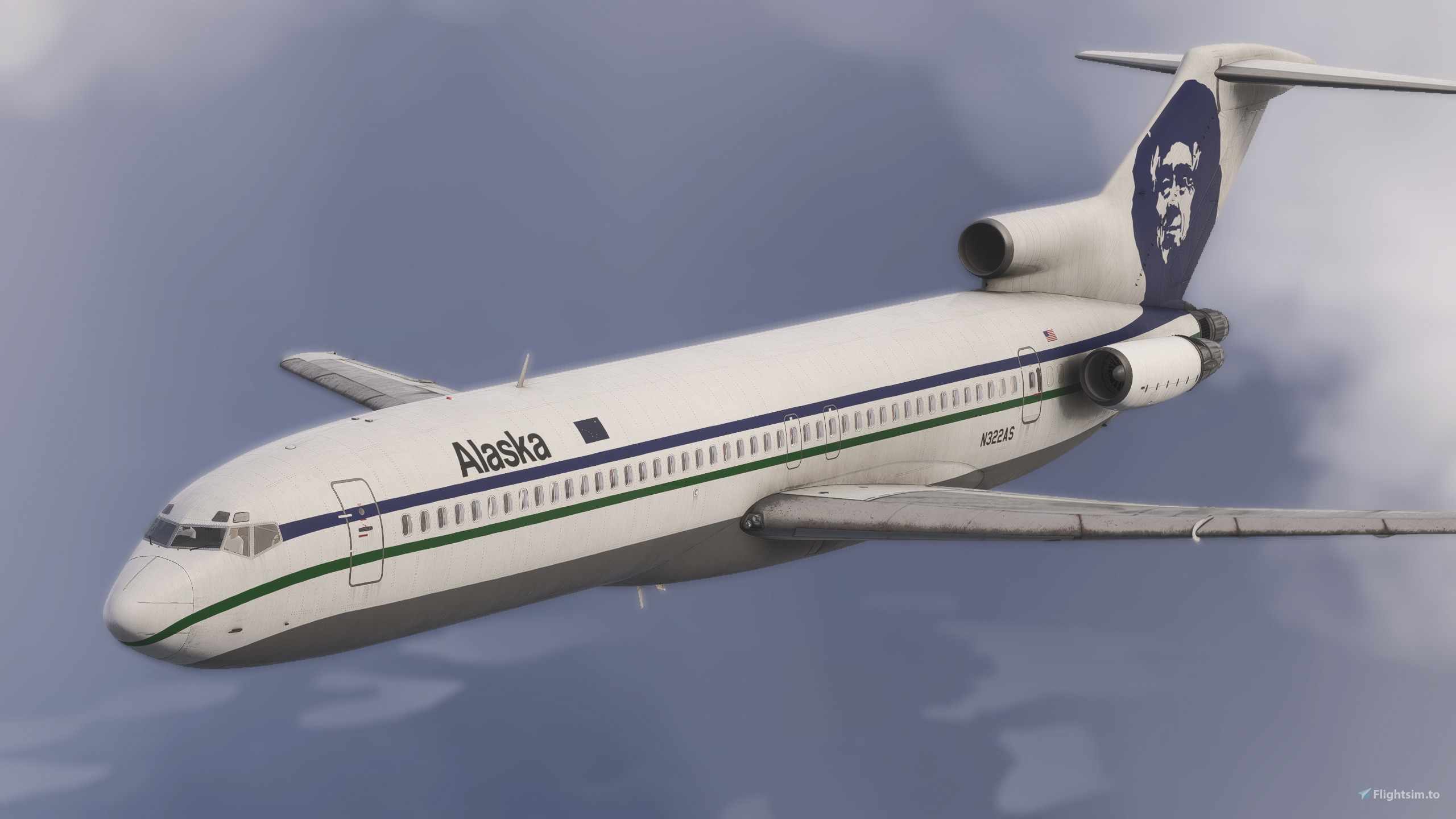 Alaska Airlines 727-200 Fleet Pack w/Cabin | FlightSim