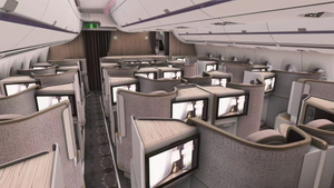 China Airlines【CarbonFiber】w/Cabin inibuilds A350 thumbnail 6