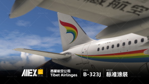 【Alex.Tex】FenixSimA319-CFM-SL Tibet Airlines B-323J 西藏航空公司-标准涂装-8K thumbnail 4