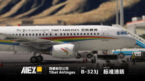 【Alex.Tex】FenixSimA319-CFM-SL Tibet Airlines B-323J 西藏航空公司-标准涂装-8K thumbnail 5