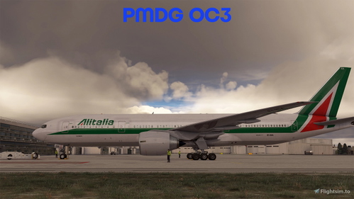 Alitalia EI-ISA & Cabin PMDG B777-200ER