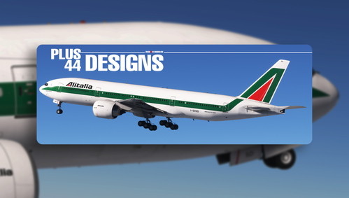 Alitalia (I-DISD) PMDG 777-200ER - 8K