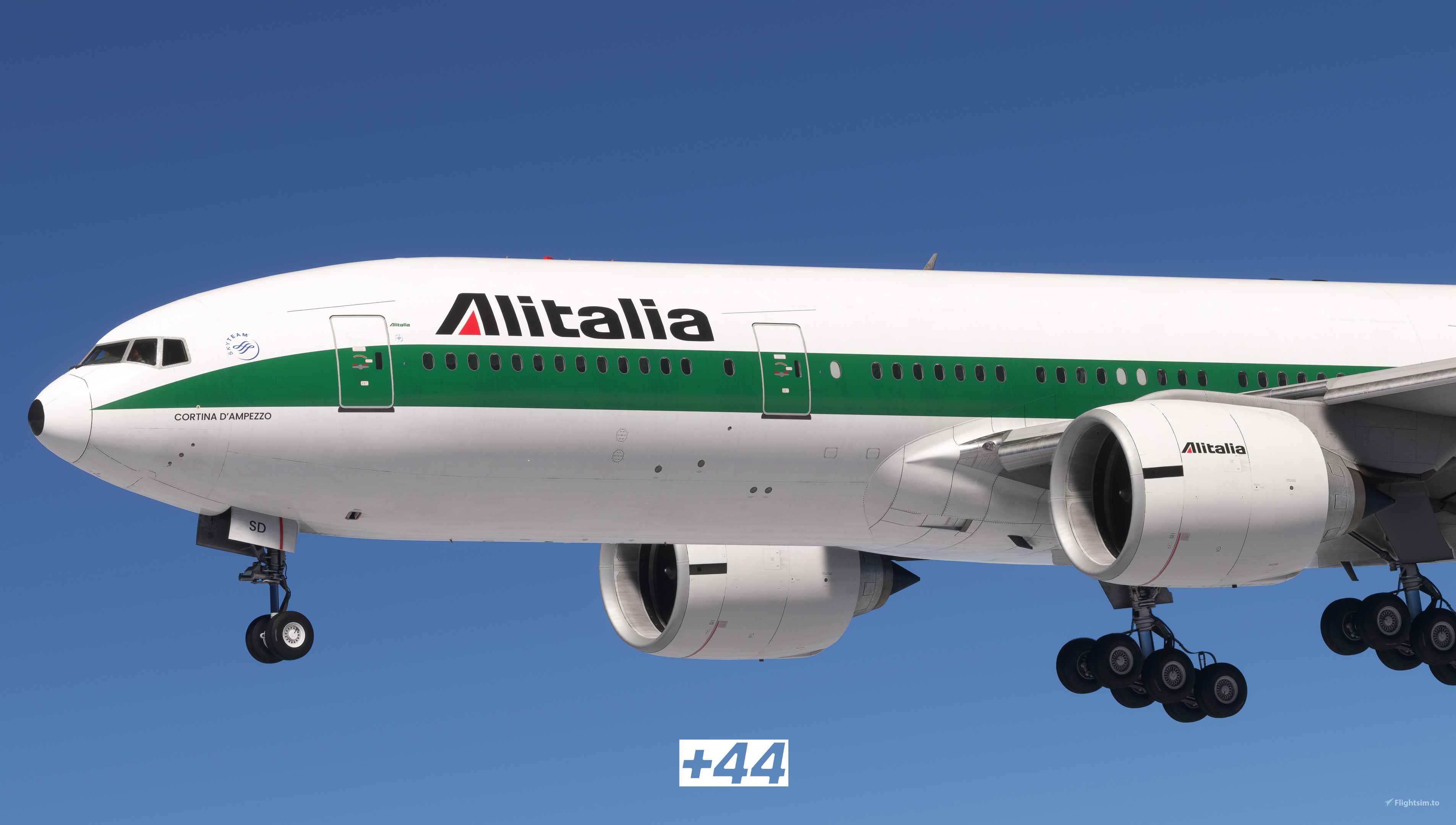 Alitalia (I-DISD) PMDG 777-200ER - 8K for Microsoft Flight