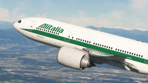 Alitalia I-DISU | PMDG 777