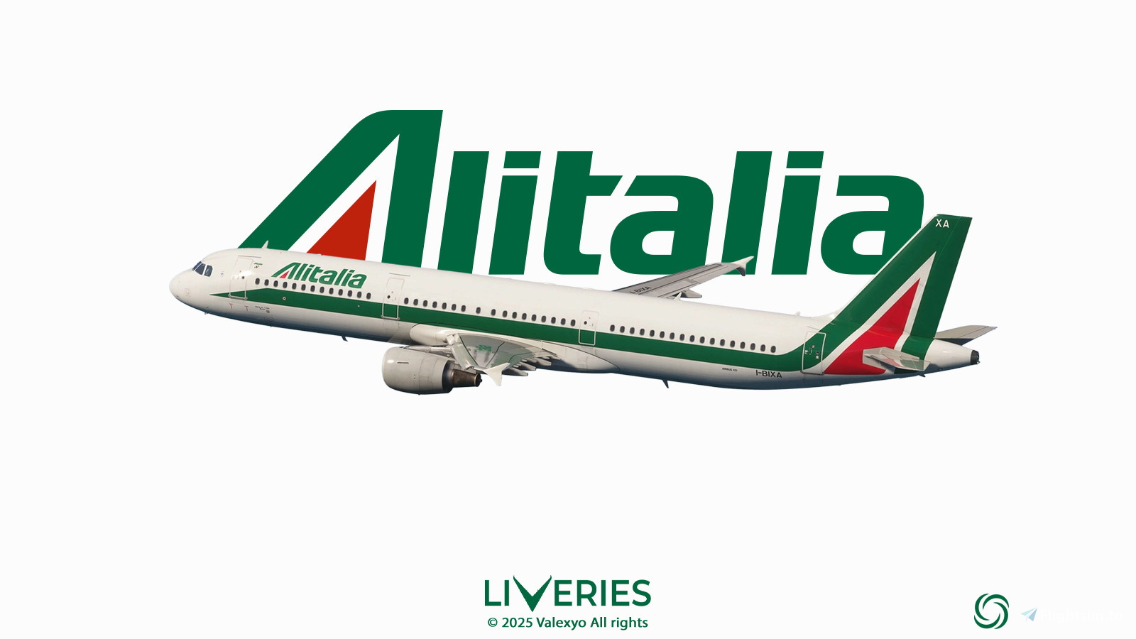 ALITALIA Pack w/3D Cabin | A321 Fenix (BFU ready) for Microsoft