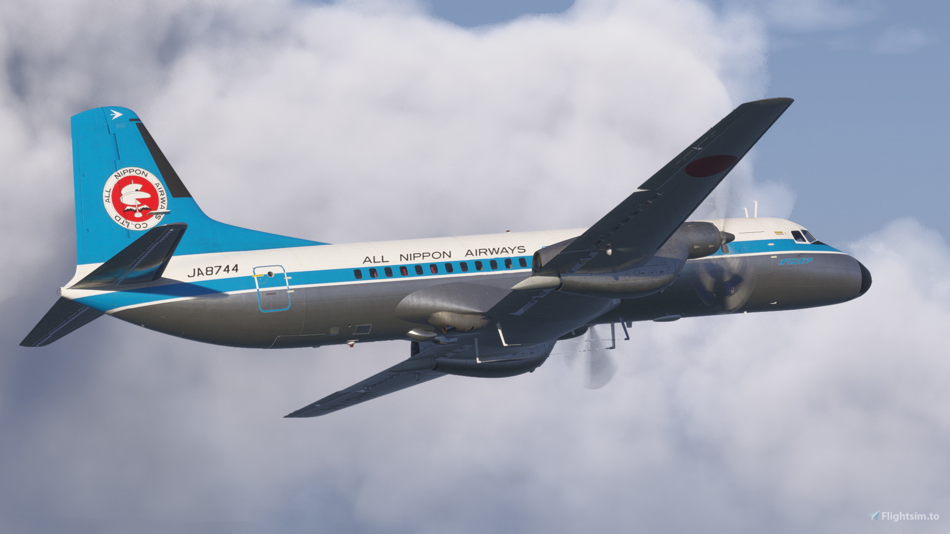 All Nippon Airways (Mohican) | JA8744 | YS-11 for Microsoft Flight