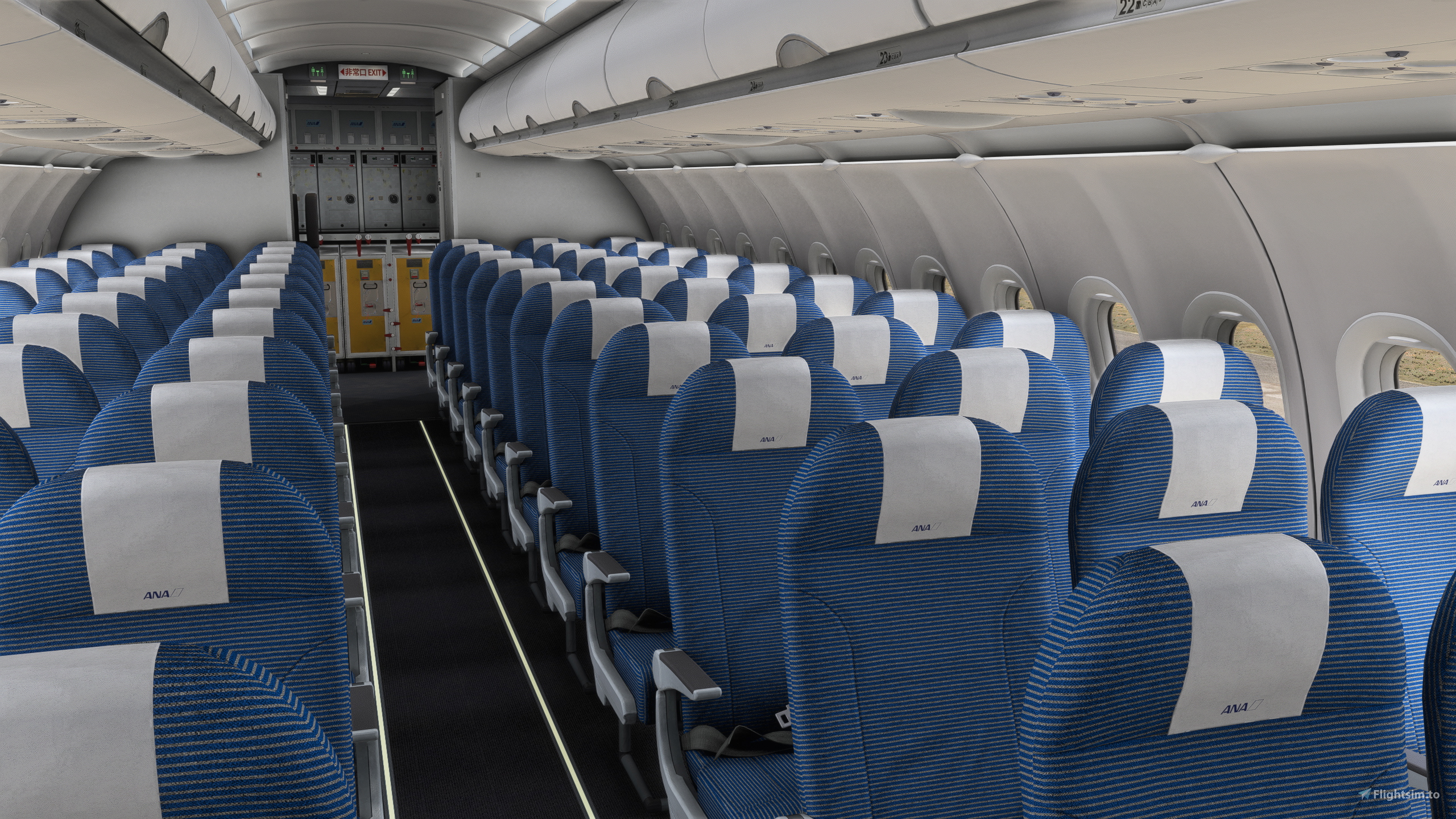 All Nippon Airways ANA [Pack] w/Cabin Fenixsim A320 V2 [8K+4K] for