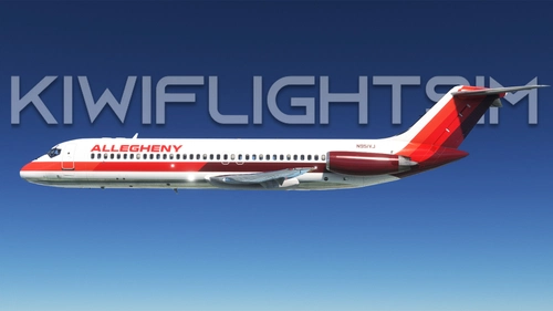 Allegheny Airlines N951VJ | SkySimulations DC-9-30 [4K]