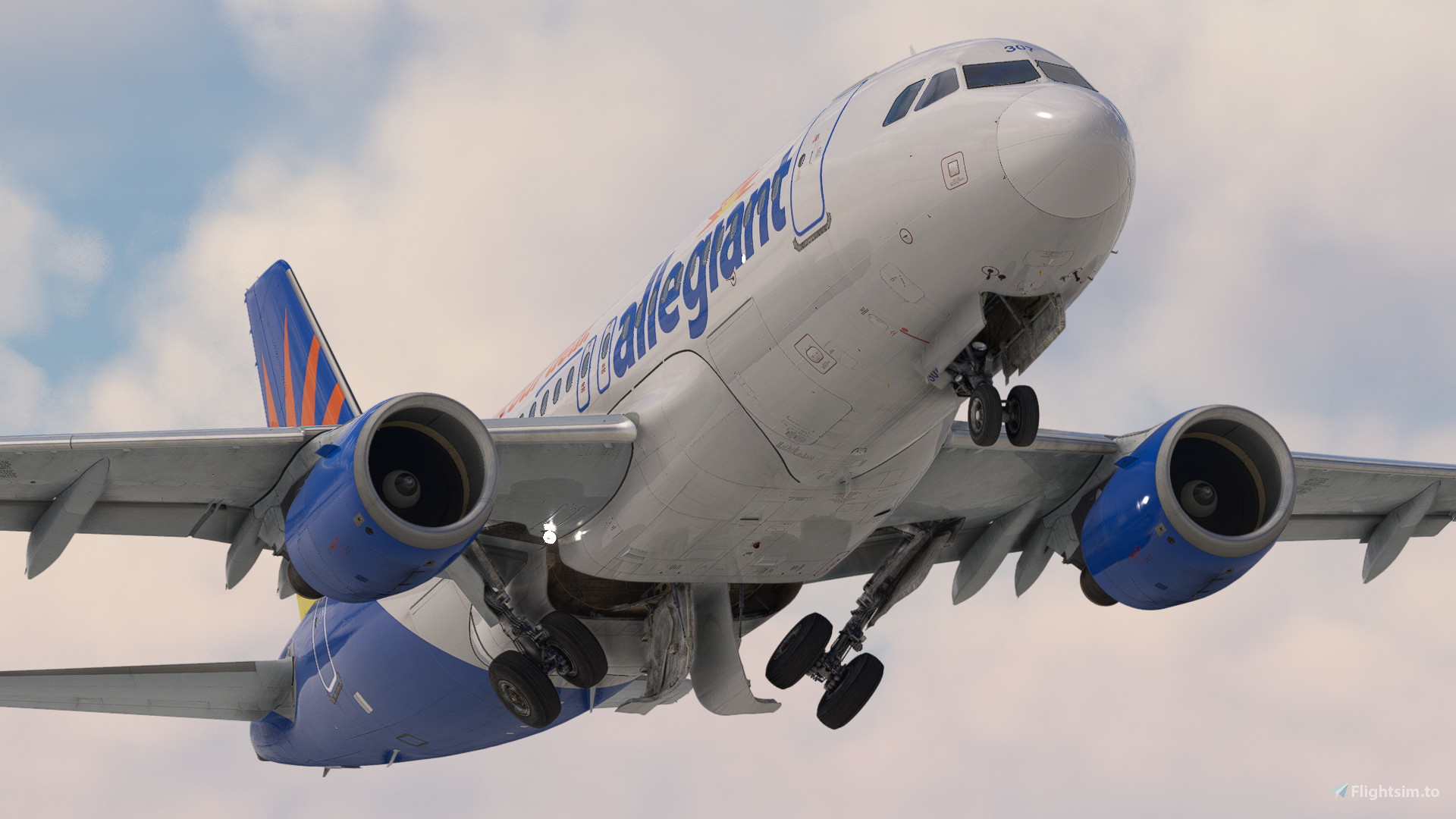 Allegiant Air 'Classic' | N307NV | w/Cabin | Fenix A319 (8K + 4K