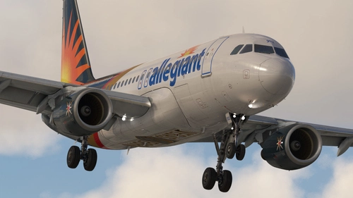 Allegiant Air 'Las Vegas Golden Knights' | N302NV | w/Cabin | Fenix A319 (8K + 4K)