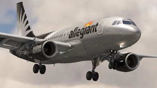 Allegiant Air 'Las Vegas Raiders' | N328NV | w/Cabin | Fenix A319 (8K + 4K)