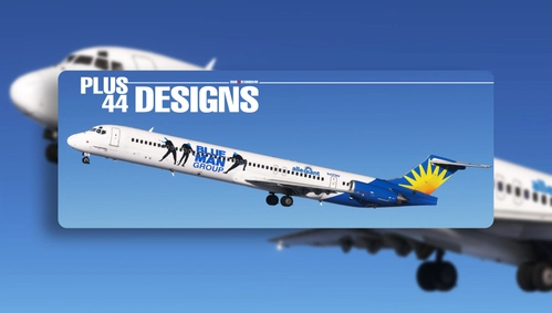 Allegiant "Blue Man Group" (N405NV) MaddogX MD80 - 8K