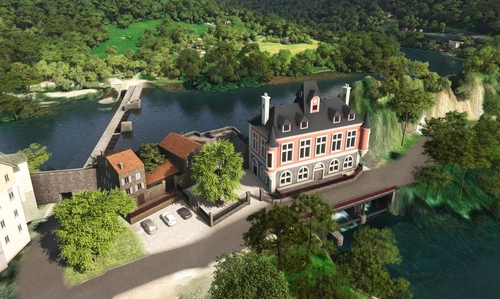 Ambialet Hydroelectric Plant & Dam (Tarn), Occitanie, France