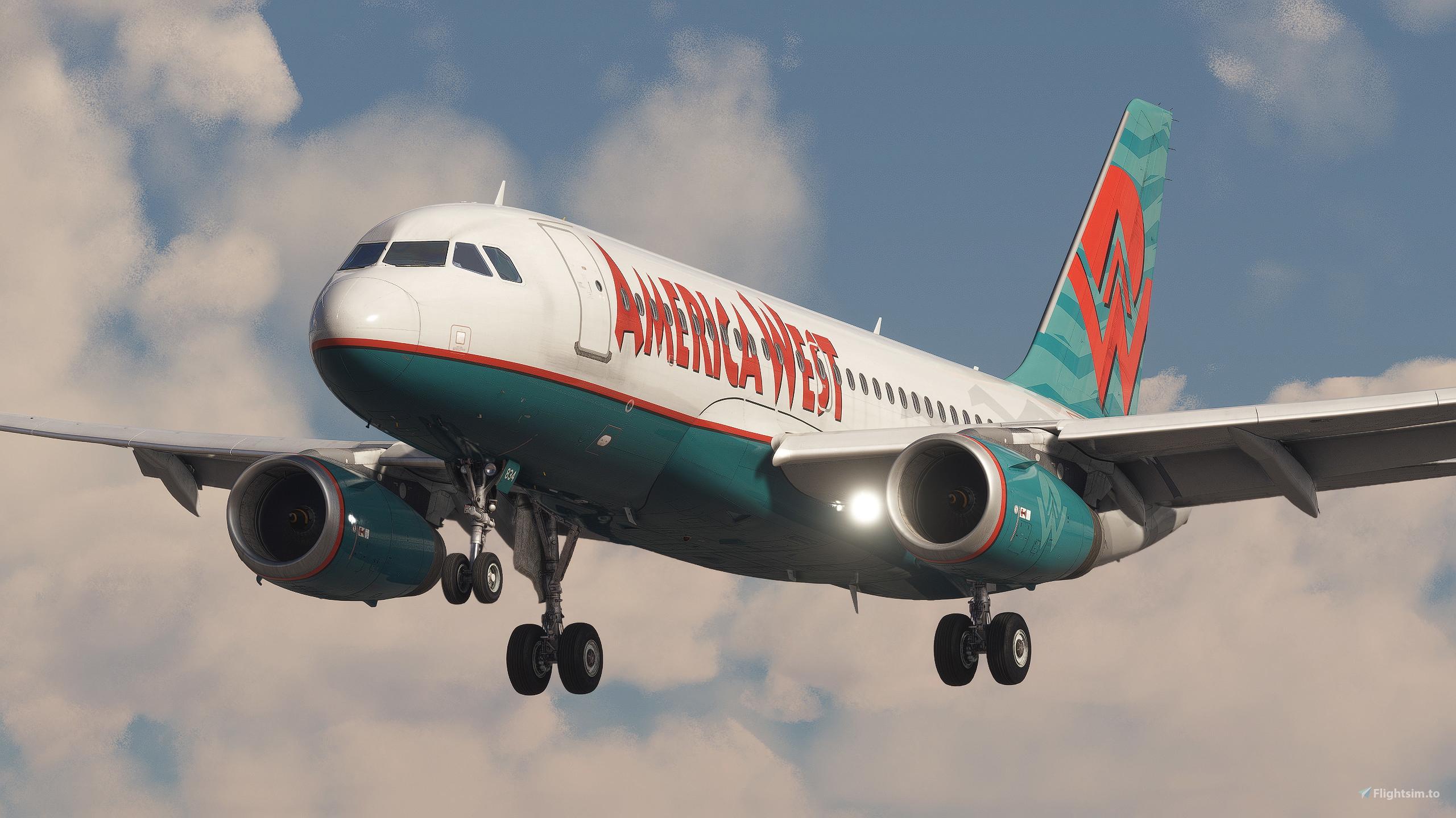 America West (N834AW) - Fenix A319 for Microsoft Flight Simulator