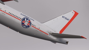 American  Airlines 'Flagship DFW' | N735AT | w/Cabin | PMDG B777-323ER thumbnail 4