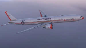 American  Airlines 'Flagship DFW' | N735AT | w/Cabin | PMDG B777-323ER thumbnail 8