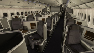 American  Airlines 'Flagship DFW' | N735AT | w/Cabin | PMDG B777-323ER thumbnail 14