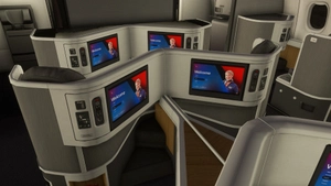 American  Airlines 'Flagship DFW' | N735AT | w/Cabin | PMDG B777-323ER thumbnail 15