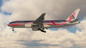 American Airlines 'Bare Metal' [Pack] w/Cabin | PMDG B777-223ER thumbnail 9