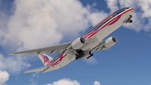 American Airlines 'Bare Metal' [Pack] w/Cabin | PMDG B777-223ER thumbnail 13