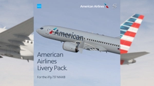 American Airlines Livery Pack | iFly 737 MAX 8 | 4K thumbnail 1