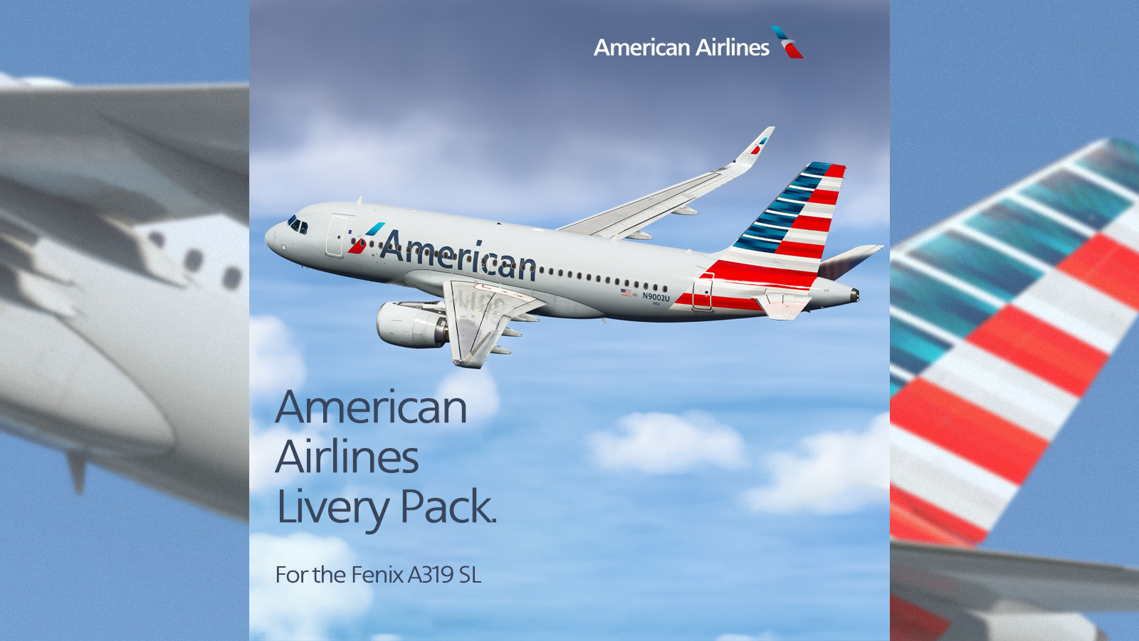 American Airlines Livery Pack w/ Cabin | Fenix A319SL - Image 1