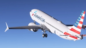 American Airlines N324RA Asobo Boeing 737 MAX 8 - 8K thumbnail 4