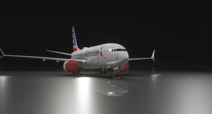 American Airlines | N338RS | Asobo B737 Max 8 | 4k thumbnail 2