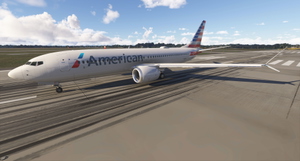American Airlines | N338RS | Asobo B737 Max 8 | 4k thumbnail 3