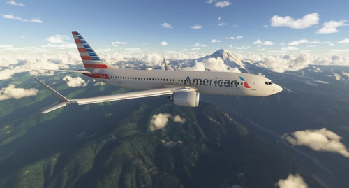 American Airlines | N338RS | Asobo B737 Max 8 | 4k
