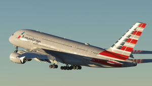 American Airlines N388AA Fictional FlyByWire A380X [Cabin] - 8K thumbnail 4