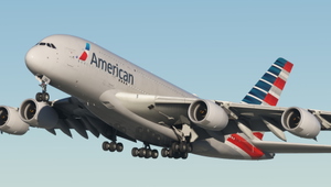 American Airlines N388AA Fictional FlyByWire A380X [Cabin] - 8K thumbnail 6